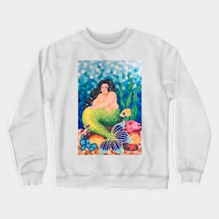 Halelehua Mermaid Hawaiian Goddess Crewneck Sweatshirt